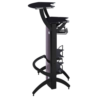 Dallas  Curved Freestanding Home Bar Cabinet