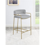 Comstock 33in Gold Counter Height Stool (Set of 2)
