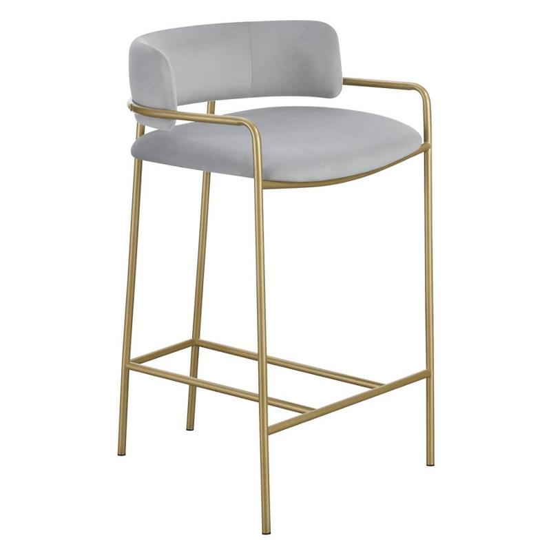 Comstock 33in Gold Counter Height Stool (Set of 2)