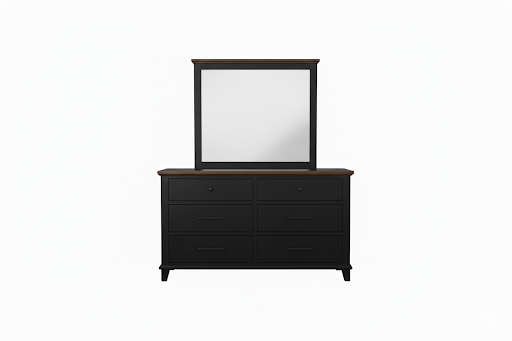 Jalisco Two-Tone Bedroom Mirror