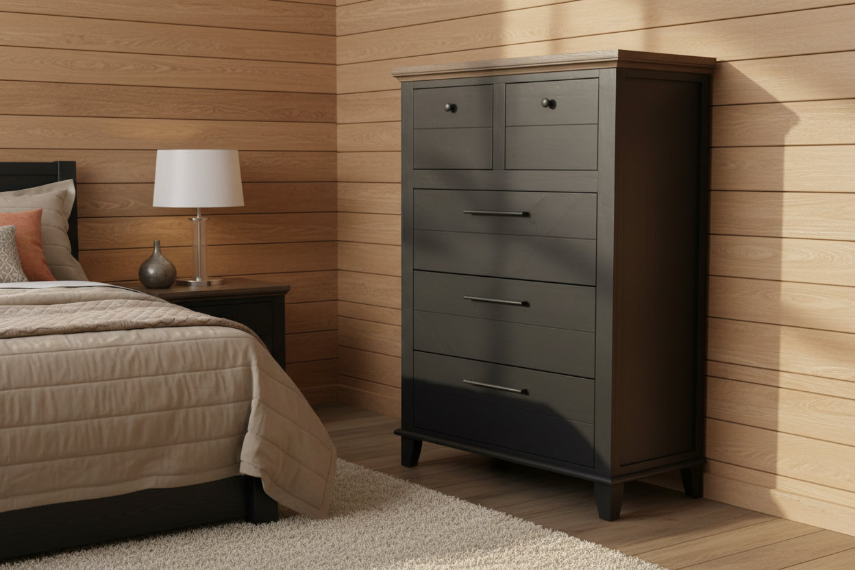 Jalisco Two-Tone Five-Drawer Chest