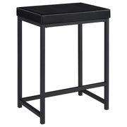 Juego de mesa multiusos Hawes de altura de mostrador, color negro