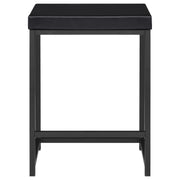 Juego de mesa multiusos Hawes de altura de mostrador, color negro