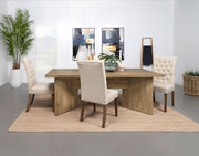 Mesa de comedor Jamestown de 84 pulgadas de madera compuesta de mango
