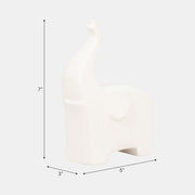 Cer, 7" Trunk Up Elephant, Cotton
