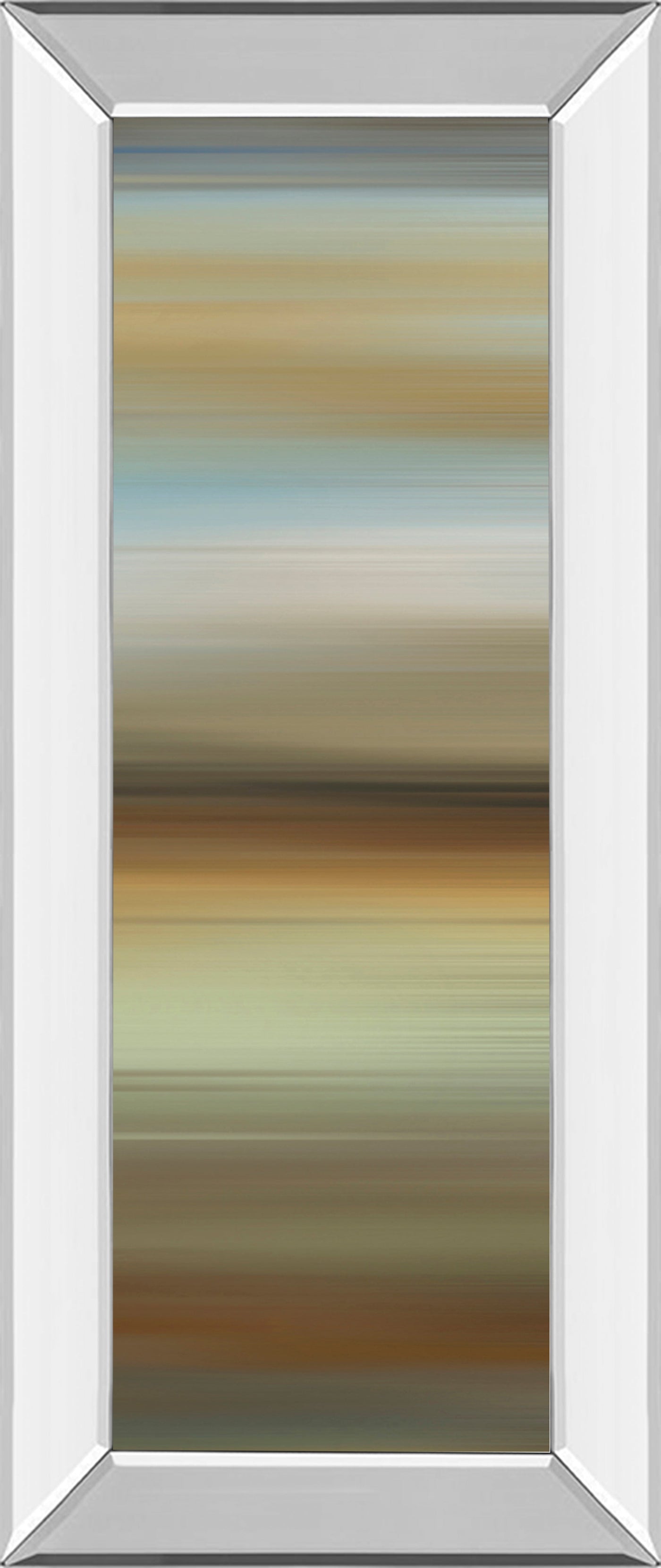 Mirrored Frame Abstract Horizon II By James Mcmaster