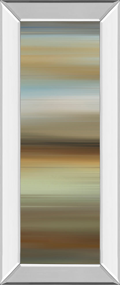 Mirrored Frame Abstract Horizon II By James Mcmaster