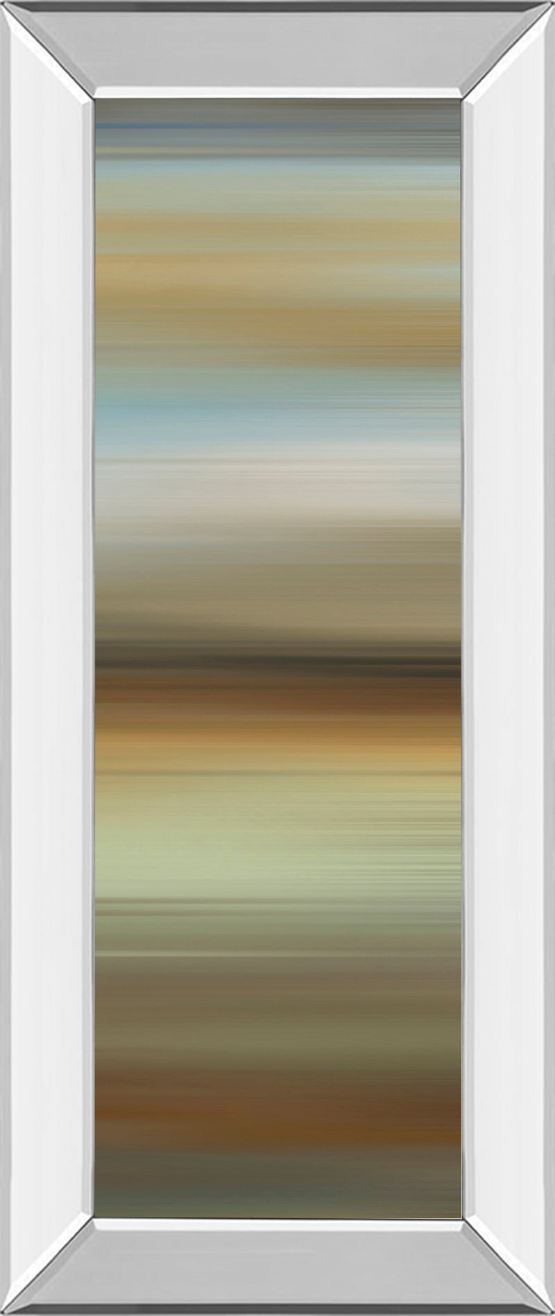 Mirrored Frame Abstract Horizon II By James Mcmaster