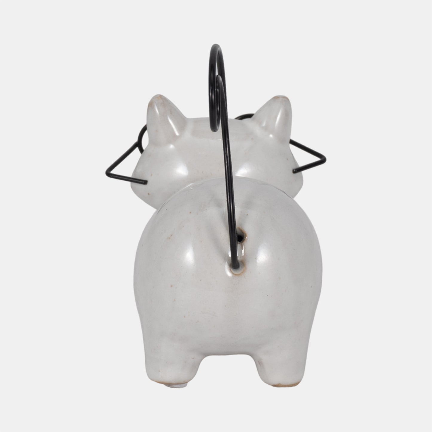 Cerámica, gatito de pie de 6"