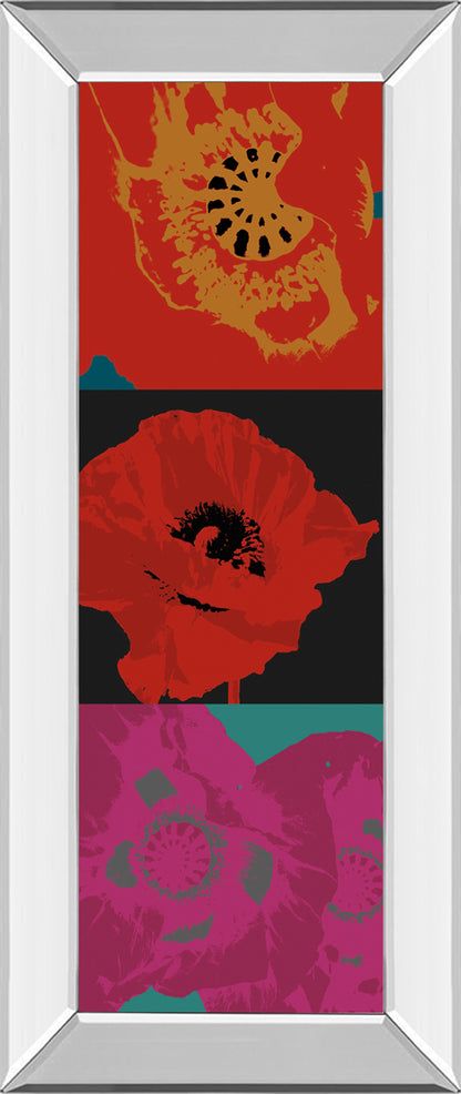Mirrored Frame Pop Poppies By LI-Legger, D