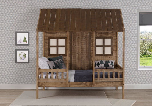 Front Porch Country Low Loft Bed