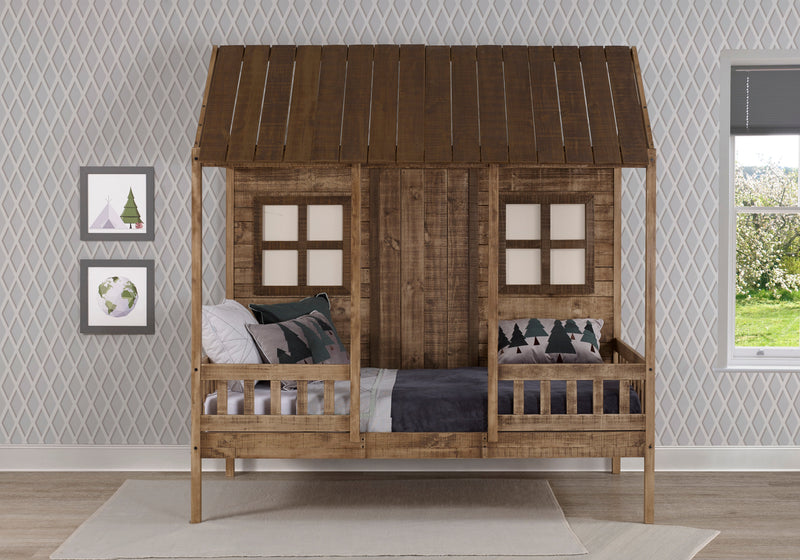 Front Porch Country Low Loft Bed