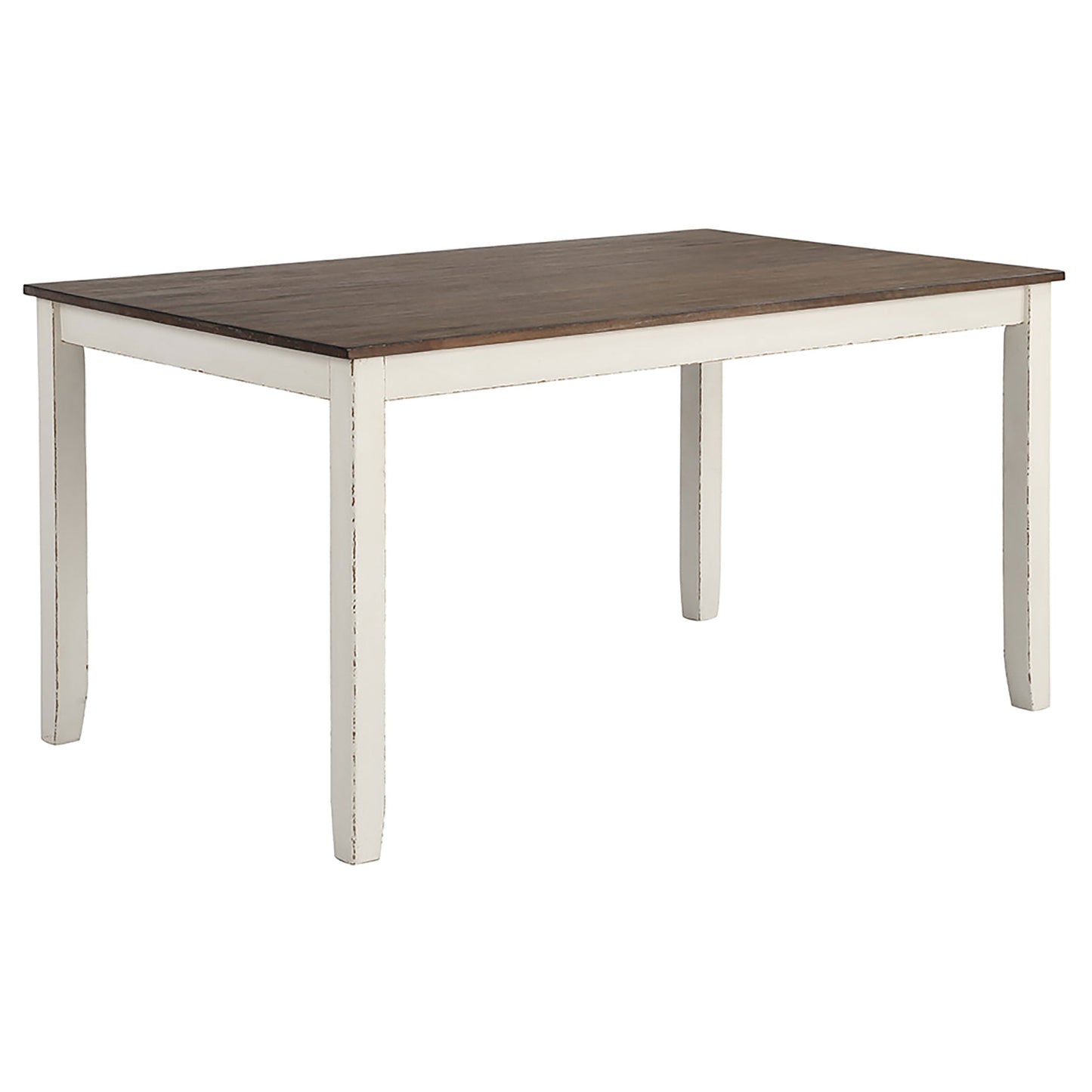 Juego de comedor rectangular Fortress Vintage Vanilla