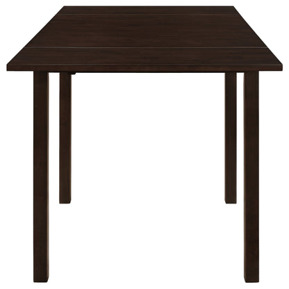 Kelso Drop Leaf Dining Table Set Cappuccino and Tan