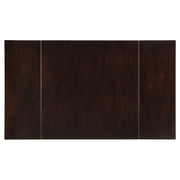 Juego de mesa de comedor abatible Kelso en color capuchino y tostado