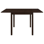 Mesa de comedor extensible rectangular Kelso de 52 pulgadas color capuchino