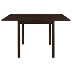 Mesa de comedor extensible rectangular Kelso de 52 pulgadas color capuchino