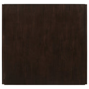 Mesa de comedor extensible rectangular Kelso de 52 pulgadas color capuchino