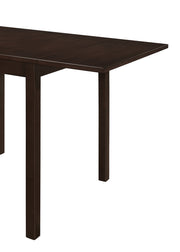Mesa de comedor extensible rectangular Kelso de 52 pulgadas color capuchino