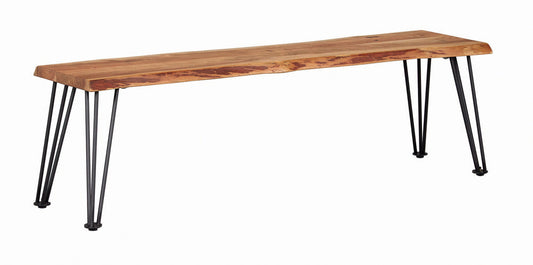 Banco de comedor de madera Sherman de acacia natural