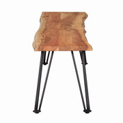 Banco de comedor de madera Sherman de acacia natural