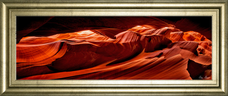 Sun Shining Through Canyon VIII By David Drost