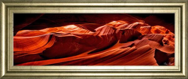 Sun Shining Through Canyon VIII By David Drost