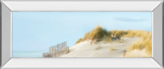 Mirrored Frame Beachscape II By James Mcloughlin