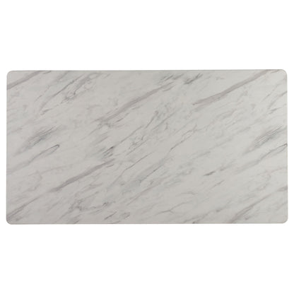 Juego de mesa de comedor rectangular Everett en nogal natural