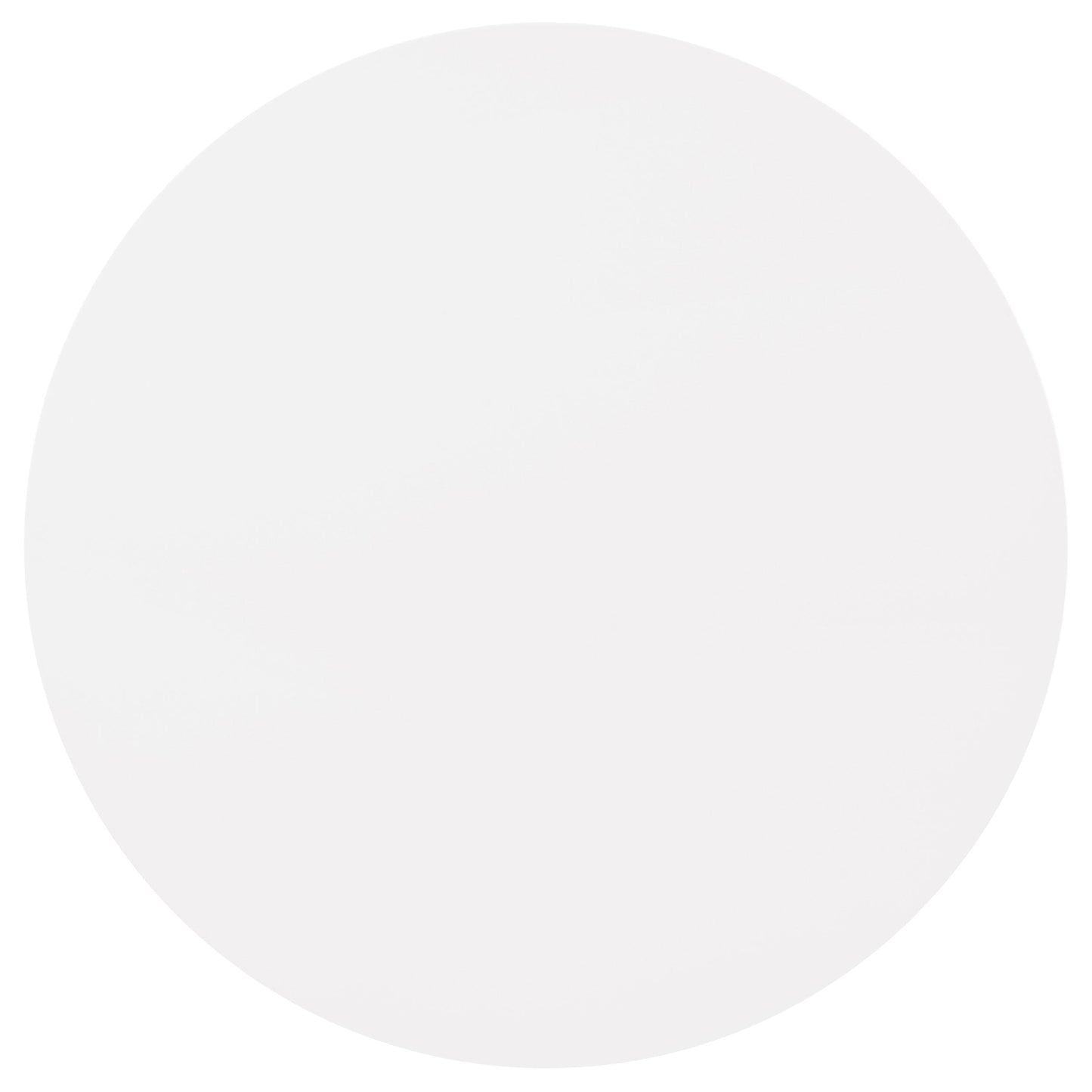 Mesa de comedor redonda Breckenridge de 40 pulgadas, color blanco mate