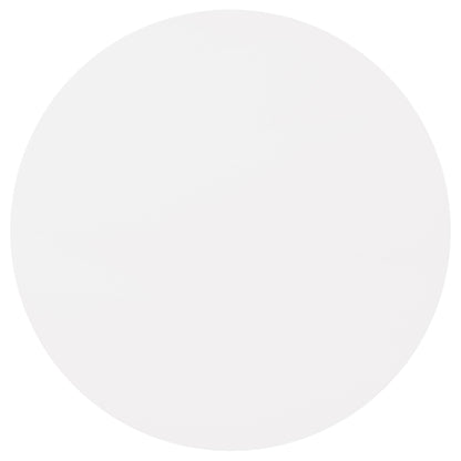 Mesa de comedor redonda Breckenridge de 40 pulgadas, color blanco mate