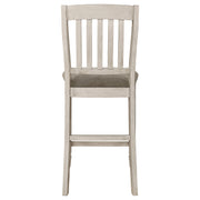 Sarasota Wood Counter Chair Rustic Cream (Set of 2)