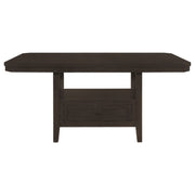 Prentiss 78-inch Extension Counter Dining Table Cappuccino