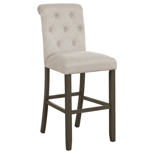 Balboa Fabric Upholstered Bar Chair in Beige