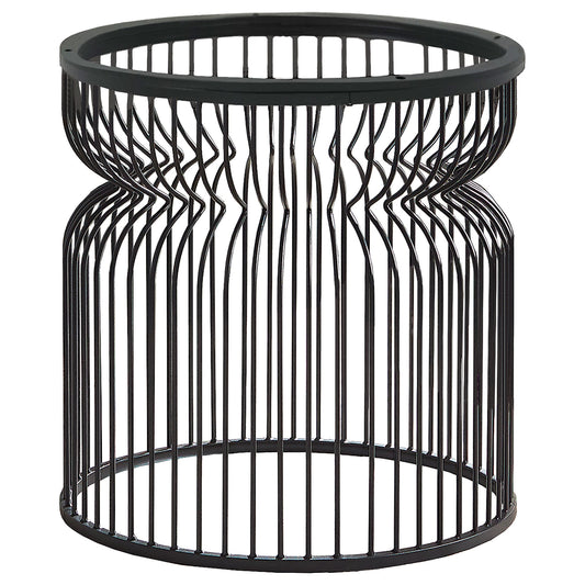 Granvia Round Metal Dining Table Base Gunmetal