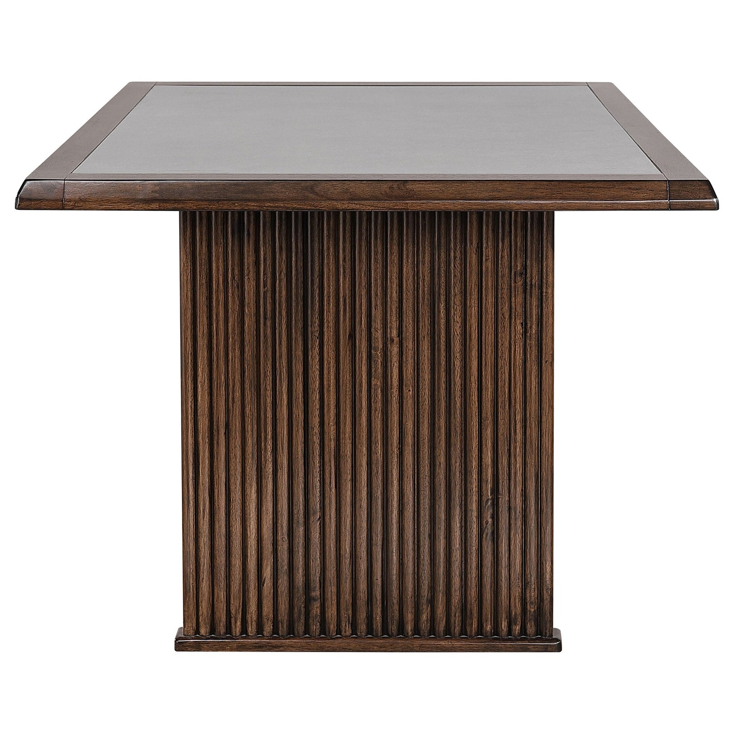 Juego de mesa de comedor rectangular Sherwood marrón