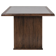 Juego de mesa de comedor rectangular Sherwood marrón