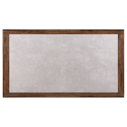 Juego de mesa de comedor rectangular Sherwood marrón