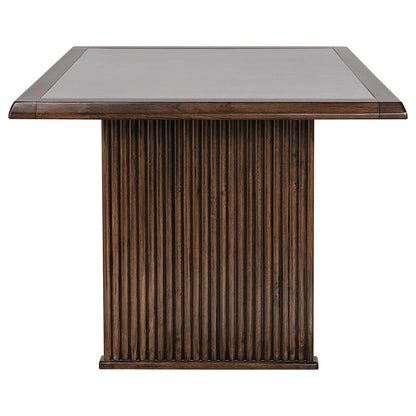 Mesa de comedor rectangular Sherwood de 72 pulgadas, color marrón