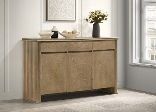 Adina Sideboard with 2 Doors and Storage Drawers