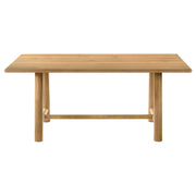 Duncan 7-piece Rectangular Wood Dining Table Set Washed Oak