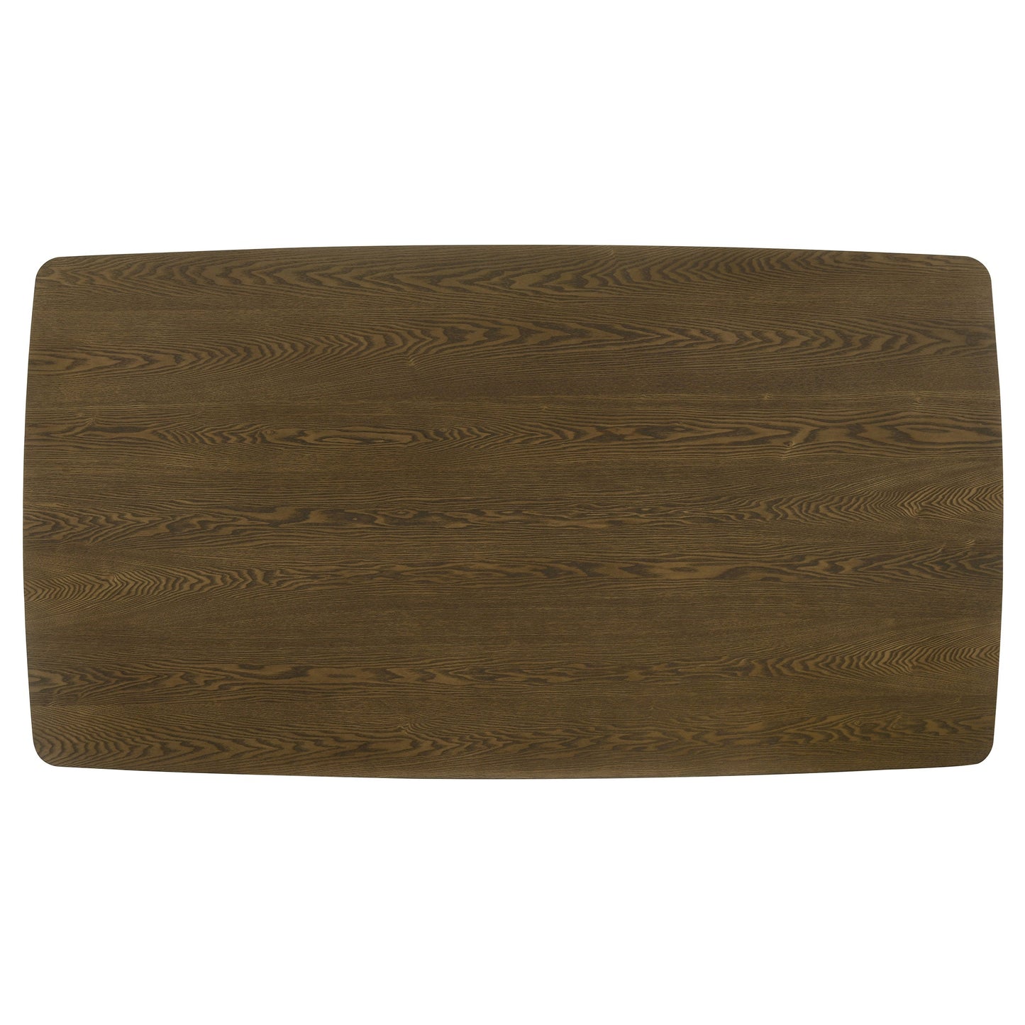 Juego de mesa de comedor rectangular de madera Ottowa marrón