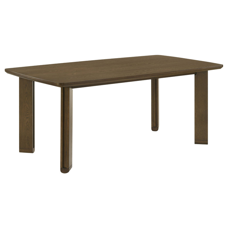 Mesa de comedor rectangular de madera Ottowa de 71 pulgadas, color marrón