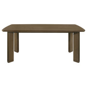 Mesa de comedor rectangular de madera Ottowa de 71 pulgadas, color marrón