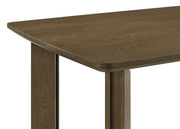 Mesa de comedor rectangular de madera Ottowa de 71 pulgadas, color marrón