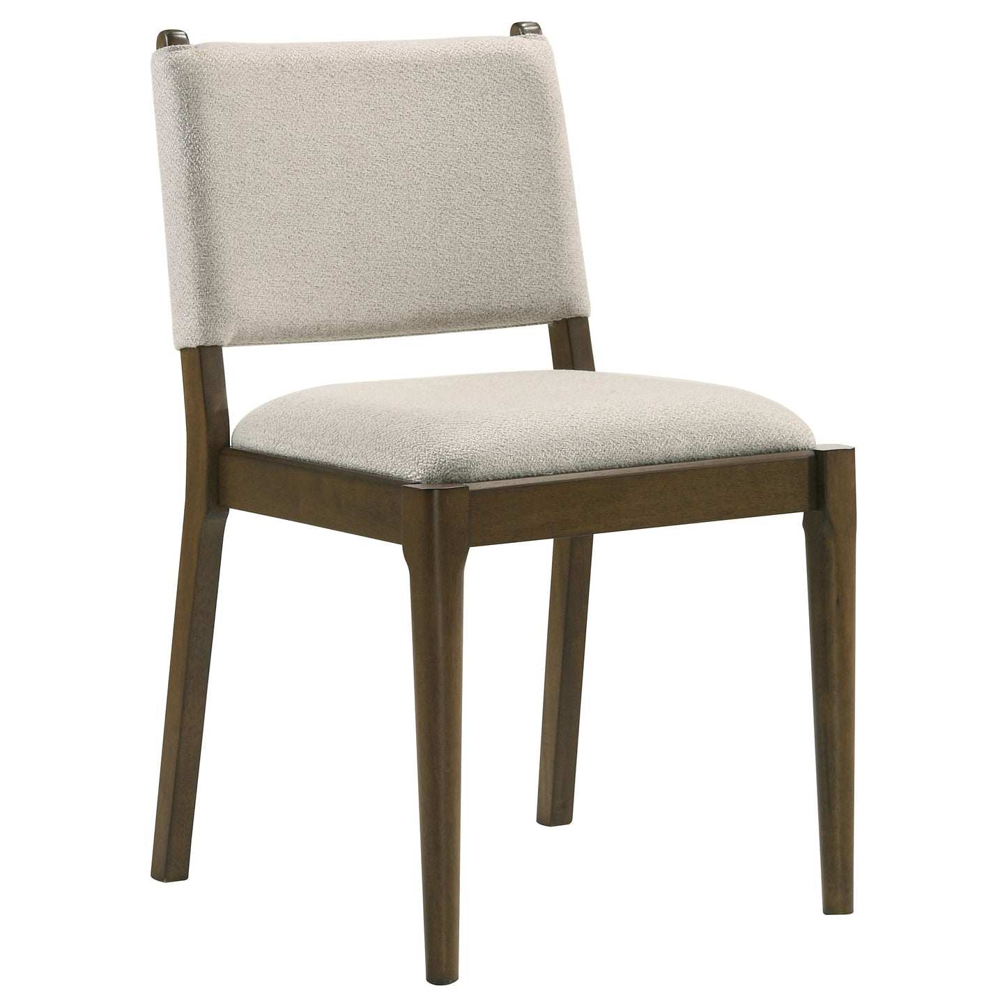 Silla de comedor tapizada Ottowa marrón (juego de 2)