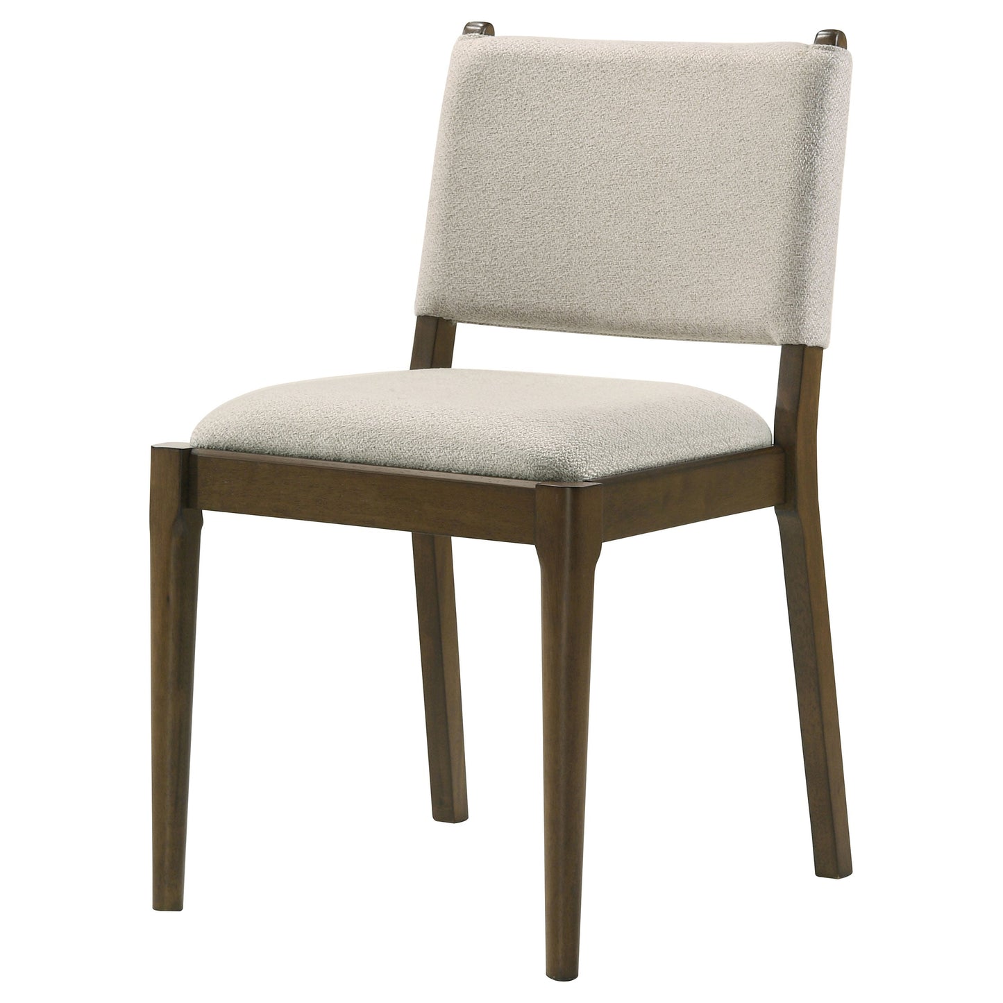 Silla de comedor tapizada Ottowa marrón (juego de 2)