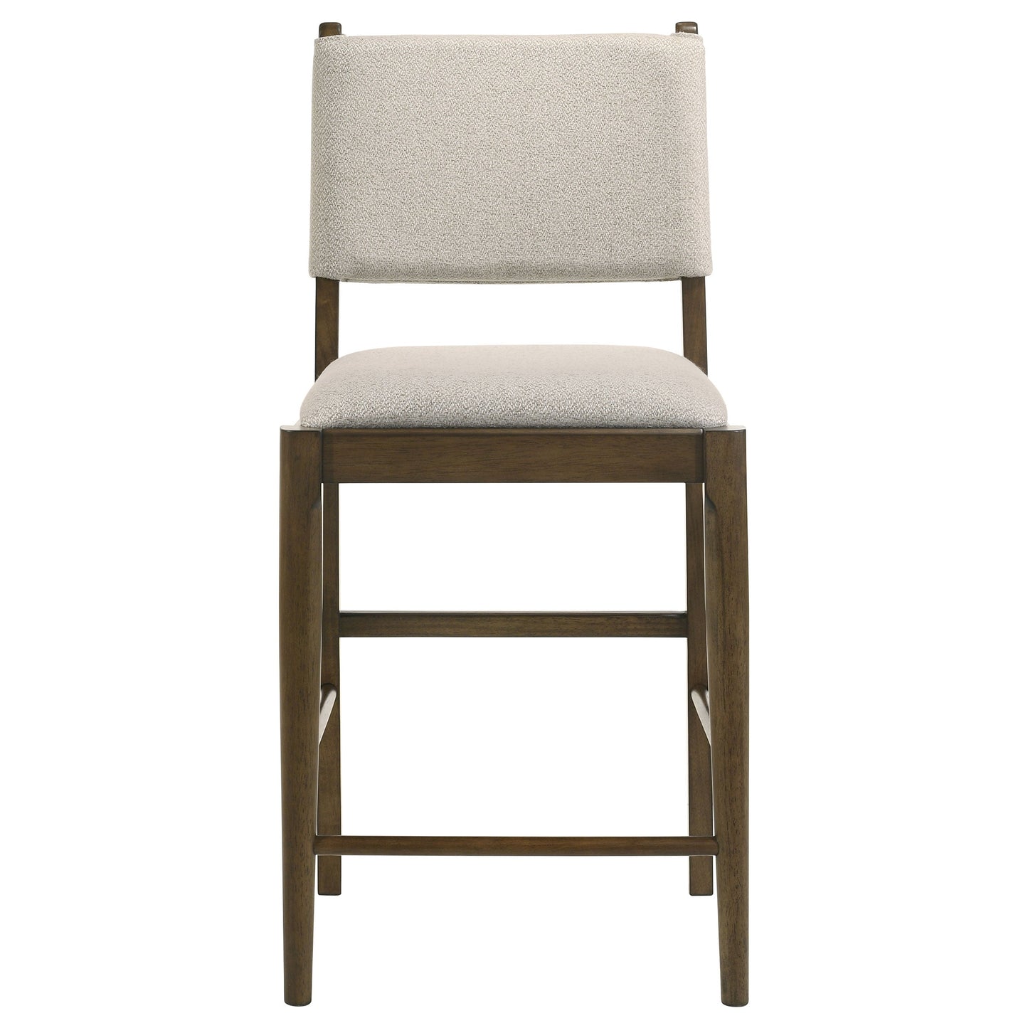 Silla auxiliar tapizada Ottowa marrón (juego de 2)