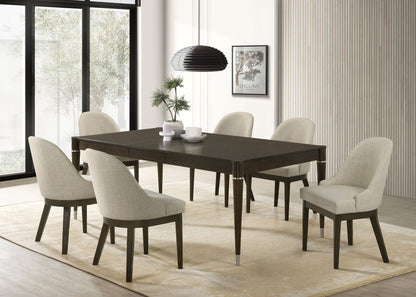 Reseda Rectangular Dining Set Ash Brown