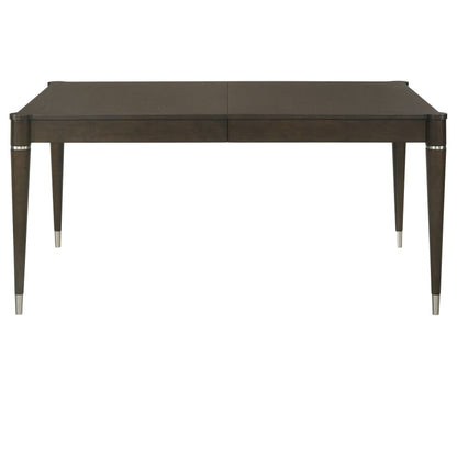 Mesa de comedor extensible Reseda de 81 pulgadas, color marrón ceniza